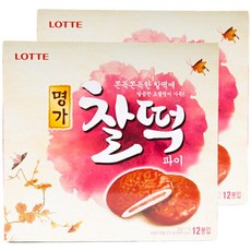 LOTTE 樂天 巧克力年糕派, 2盒, 372g