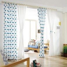 善日窗簾 斯特拉, 藍色