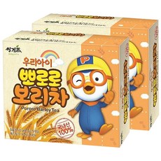쌍계명차 우리아이 뽀로로 보리차 15p, 120g, 2개, 15개입
