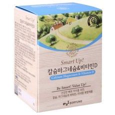 보령 스마트업 칼슘마그네슘 앤 비타민D, 60정, 1개