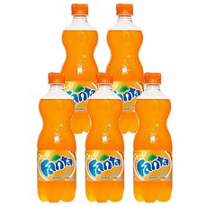 환타 오렌지, 600ml, 5개