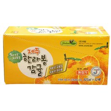 자연그대로 제주한라봉감귤 주스, 125ml, 12개