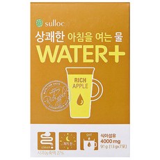 오설록 상쾌한 아침을 여는 물 워터플러스 리치애플, 91g, 1개, 7개