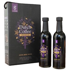 카페베네 프리미엄 블랜딩 더치커피, 375ml x 2개입, 1세트