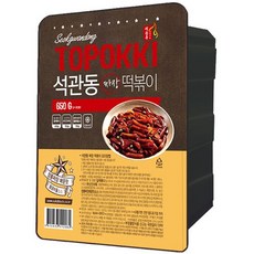 석관동 짜장 떡볶이, 650g, 2개