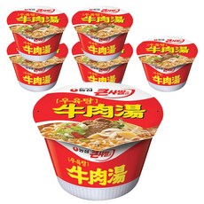농심 우육탕 큰사발, 6개