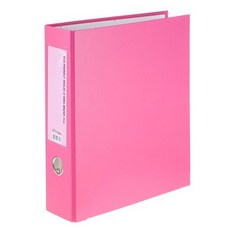 ECO Chungwoon ECO 3孔D型環活頁夾 7cm A4, 粉紅色, 2個