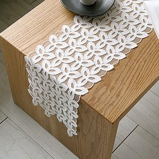 decotonik 鏤空造型桌旗, 單色, 見詳細說明