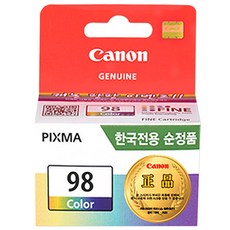 캐논 정품잉크 카트리지 CL-98, 컬러, 1개