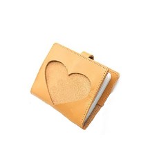 小屋 愛心卡夾 黃土色, 1個
