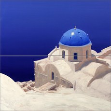 아름다운 산토리니의 풍경2 타일, Landscape-280, 2장