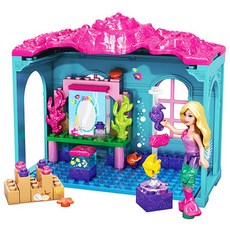 메가블럭 바비 판타지 룸 인어공주의방, 4세이상, 혼합, 1개