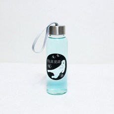 피코보틀 수영하는 북극곰, 블랙, 240ml, 2개