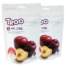 자연그대로 생과일 그대로 자두, 15g, 2개