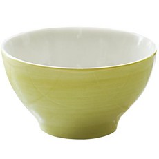 WEBSELL 手工彩繪飯碗 11.4 x 5.8 x 6.4 cm, 綠色