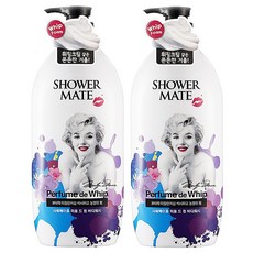 샤워메이트 퍼퓸 드 휩 바디워시 섹시, 500ml, 2개