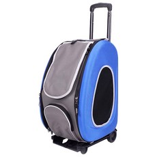 ibiyaya 依比呀呀 4合1彩色拉桿後背包 FC1008 (汽車座椅 外出提籠 拉桿箱 後背包), 30 x 34 x 50 厘米, 藍色