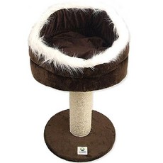 씨엠코리아 캣플레이 스테이션 132 2단 캣타워, 혼합 색상, CMK38317, 1개