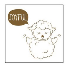 noadeco 感性文具 小綿羊 5件組商品, 沙棕色, 1個