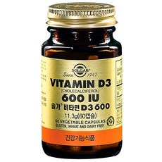 솔가 비타민 D3 600 IU, 60정, 1개