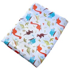 Maison Textile 恐龍好朋友 野餐墊, 象牙白 + 橘色