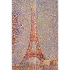 Landscape444 노을에 비친 파리의 에펠탑 6장, 혼합색상