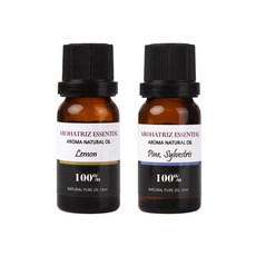 AROHA TRiZ 多用途香氛精油(甜橙+檸檬), 1組, Lemon(10ml)+Pine Sylvestris(10ml)