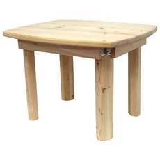 비스비바 편백나무 원목 아동용 테이블, 내츄럴