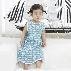 bebe chouette 孩童鯨魚印花睡眠背心