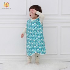 bebe chouette 鯨魚圖案背心式連身睡裙