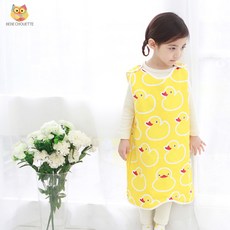 bebe chouette 鴨子圖案雙面背心式連身睡裙
