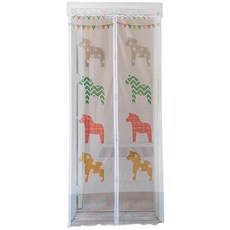 BEBE DECO 磁性防蚊門簾 100*210cm 馬, 1 個