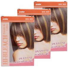 세화 하이블리치 파우더 탈색제, 탈색약(3개), 3개