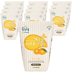 청정오름 서귀포 감귤 주스, 125ml, 12개
