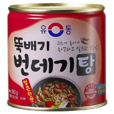 유동 뚝배기 번데기탕 얼큰한맛 통조림, 280g, 1개