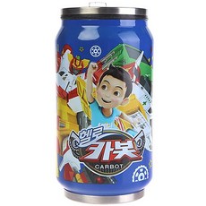 카봇 캔 빨대물통, 블루, 220ml, 1개