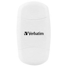 버바팀 USB3.0 인터페이스 카드리더기, 화이트, 1개