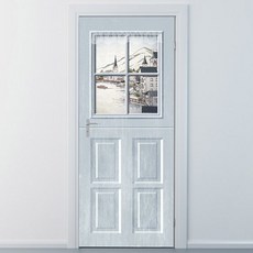 아트박스/낭만창고 ncbr207-그레이시크-현관문시트지, 그레이시크