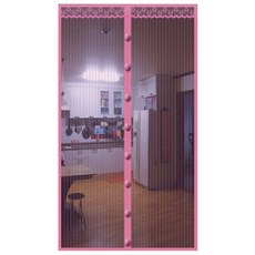 HANIL 磁吸式門簾 L號 100*210cm 粉紅色