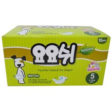 요요쉬 강아지 기저귀 여아용 5단계, 중형, 10개입, 1개