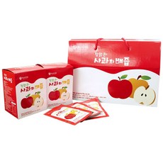 오가닉가든 참맑은 사과와 배즙, 2.4L, 1박스