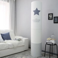 BEBEDECO 直立式圓形寬版冷氣彈性布套, 單星, 1 個