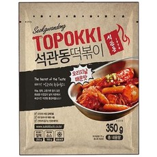 석관동떡볶이 싱글팩 오리지날 매운맛, 350g, 4개