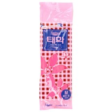 태화 고무장갑 단보, 핑크, 짧은중(M), 1개 핑크, 짧은중(M), 1개