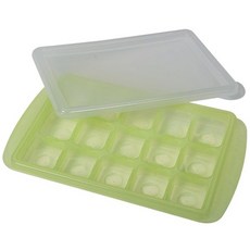 알알이쏙 이유식 양념 냉동 보관용기 중(그린), 1개