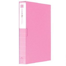 희망 크리어 화일 80매입, 분홍, 1개