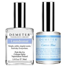 DEMETER 古龍水香水2件組, 洗衣店 30ml + 棉藍 15ml, 1套