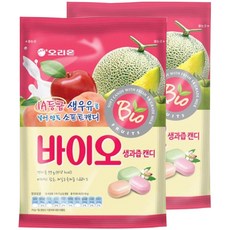 오리온 바이오 생과즙 캔디, 99g, 2개