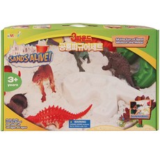 샌드얼라이브 촉촉이모래, 공룡피규어세트, 1개