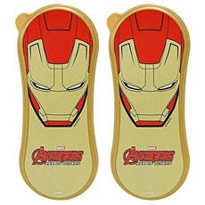 MARVEL 漫威 Lilpang 嬰兒寬湯匙盒, 鋼鐵俠, 2個